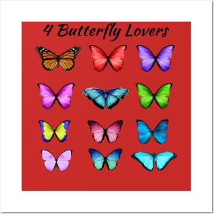 4 Butterfly Lovers Posters and Art